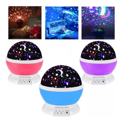 Luminaria Iantil Leds No Teto Estrelas E Planetas