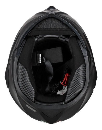 Casco rebatible para moto Virtue Forte liso negro talla L