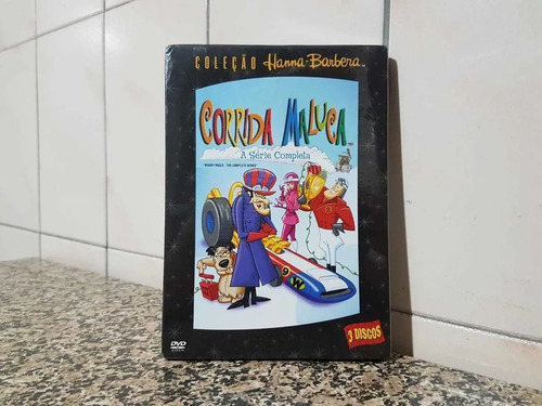 Dvd Coleção Hanna Barbera Corrida Maluca C 3 Discos Raro