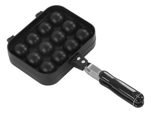 Almôndega De Polvo Takoyaki Pan Grill De Dupla Face Com 12 F