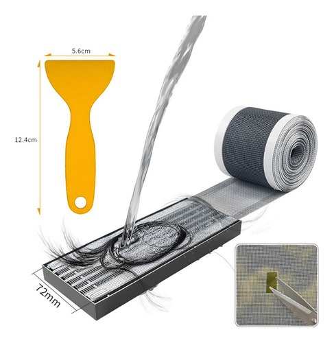 Pegatinas De Malla Para El Cabello Desechables 5m/tapón De