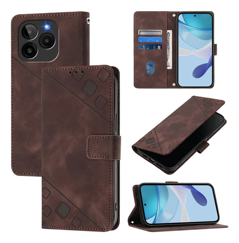 Funda Tipo Cartera Con Tapa Para Blu Bold K10