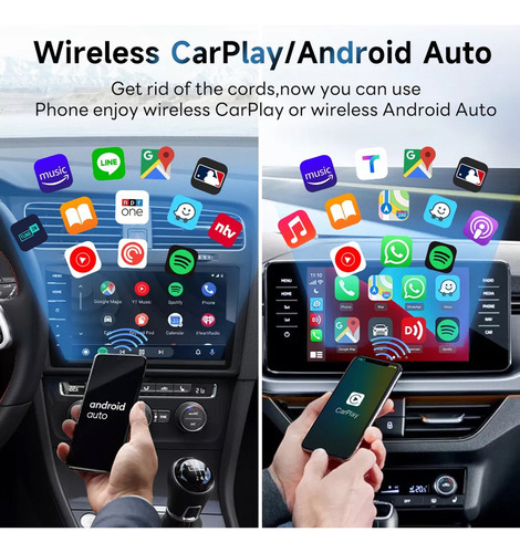 Adaptador Inalambrico Carlinkit Android Auto Y Carplay V5.0