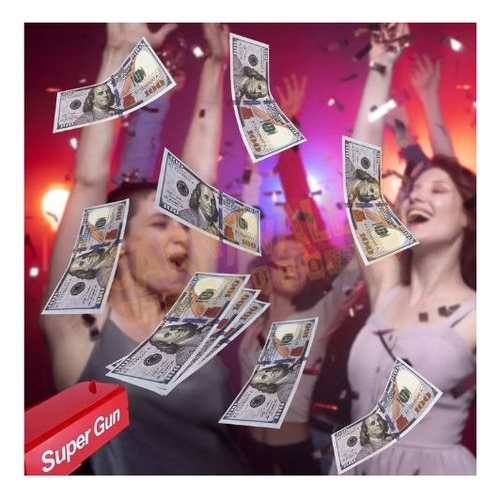 100 Billetes Falsos De Juego Réplica Dólares Divertidos