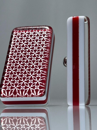 Domino Rombos Rojo / Baraja Faisan Española Plastico Roja
