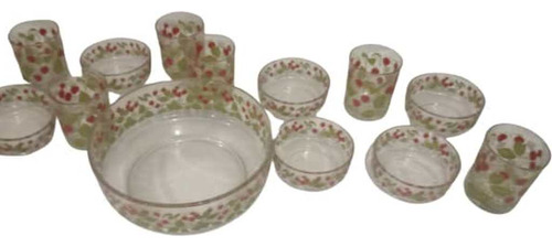 Set De Postre Humedos Campestre Para 6 Personas, 13 Piezas