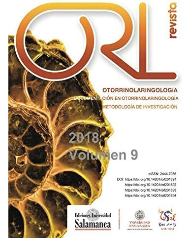 Libro: Revista Orl: Volumen Recopilatorio 9 (n. 1, 2, 3 Y 4)