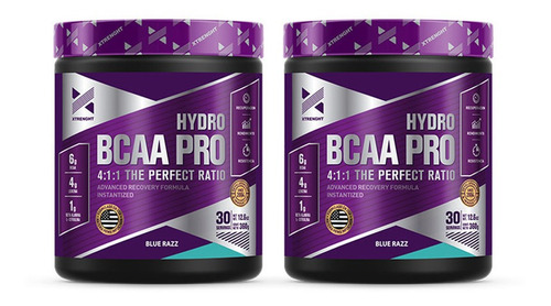 Hydro Bcaa Pro Xtrenght 360 Grs X Pack 2 Un 