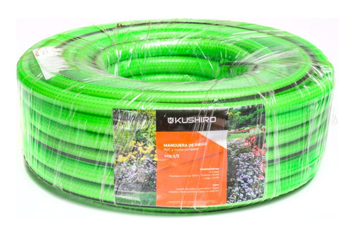 Manguera Pvc Mallada 16mm 1/2  25mts Jardin Hidrolavadora