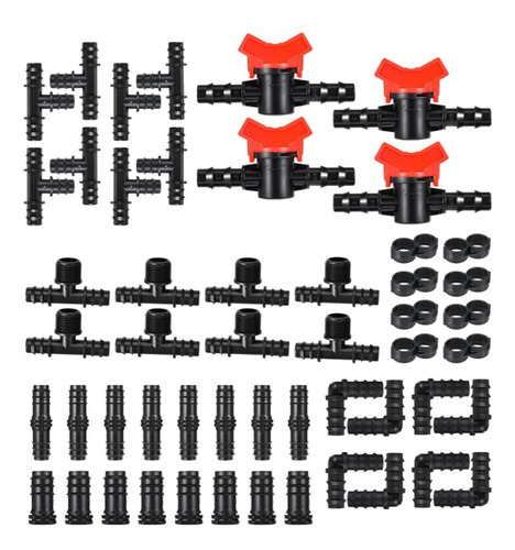 Kit De De Riego Por Goteo Ajustable Boquillas De 52 Piezas