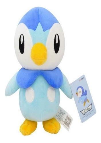 Peluche Original Pokémon Piplup, 25 Cm, Hipoalergénico