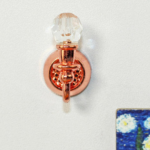 2 X 2 Piezas 1/12 Casa De Muñecas Antigua Pared Luz Arte