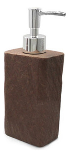 Set De Baño Simil Piedra 4p Dispenser Jabonera Vaso Cepillo