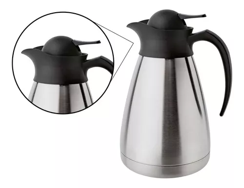 Garrafa Térmica 1L e 1,5L Aço Inox Trava Café Água Suco Leite Corrida  Acampamento - Escorrega o Preço
