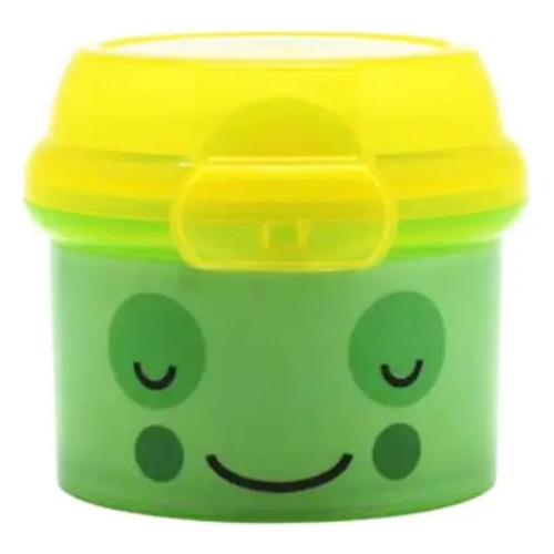 Vianda Snack Pequeño Color Amarillo Carita Verde Febo