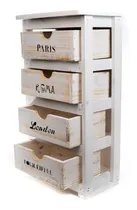 Comprar Cajoneras De Madera Patinadas X 4 