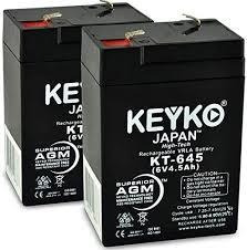 Bateria 6v 4.5ah Para Lámparas Emergencia.keyko Original.