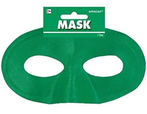 Antifaz Máscara Verde Tela Fiesta Disfraz Super Héroes Props