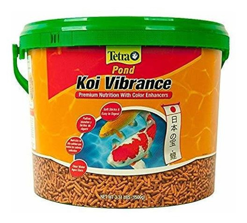 Comida Flotante Para Estanque Tetrapond Koi Vibrance 3.31 Lb