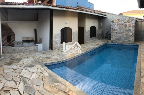 Imagem 1 de 14 de Casa Com Piscina Em Itanhaém, 500 Metros Do Mar, Edícula.