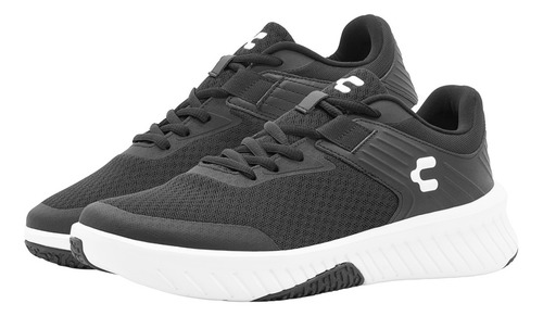 Tenis Urbano Charly® Para Hombre Color Negro Blanco