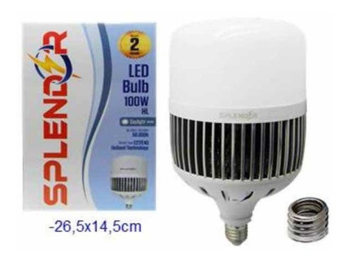 Bombillo Bulb Domo Led 100w E27/40 65k Splendor