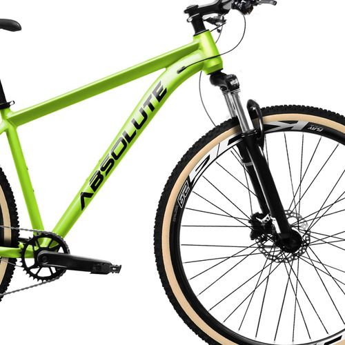 Bike Aro 29 Absolute Nero 5 12v Shimano Deore F. Hidráulico Cor Verde