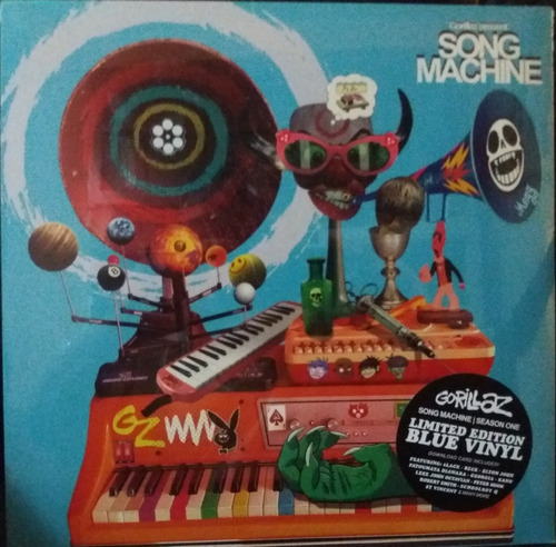 Gorillaz Song Machine Season(vinilo Azul) Ruido Microtienda.