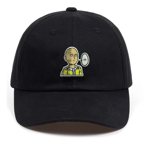 Gorra One Punch Man Saitama Ok Bordado Minimalista