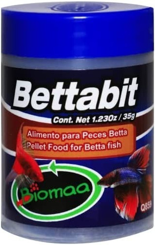Alimento Para Peces Betta 35 Gr. 16 Piezas Bettabit