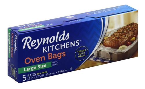 Imagen 1 de 3 de Bolsas Para Hornear Reynolds Kitchens Oven Bags Para Horno