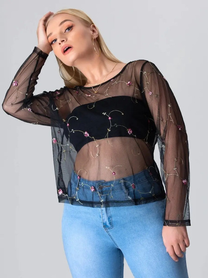 Blusa Transparente | MercadoLibre 📦