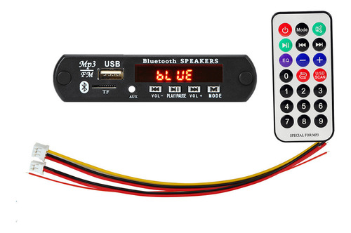 Modulo Descodificado Bluetooth Mp3 Fm 12 Voltios Pasivo