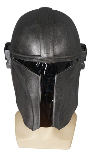 Casco De Látex Mandaloriano De Star Wars For Halloween