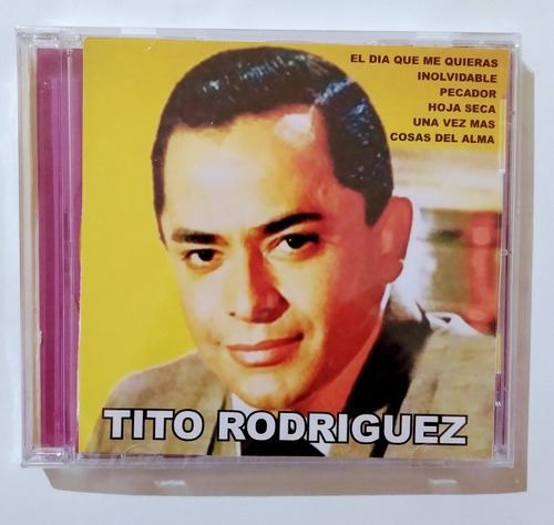 Tito Rodríguez Cd Nuevo Original 16 Boleros Del Alma