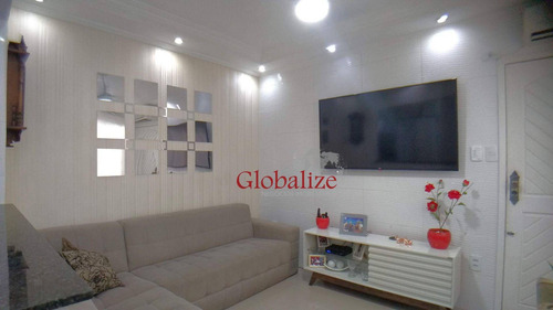 Imagem 4 de 30 de Apartamento Com 2 Dormitórios À Venda, 53 M² Por R$ 269.000,00 - Vila São Jorge - São Vicente/sp - Ap1021