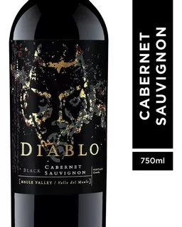 Vino Tinto Diablo Black Cabernet Sauvignon 750 Ml