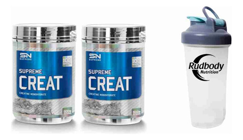 Combo Supreme Nutrition - 2 Supreme Creat 500 Gr. + Shaker