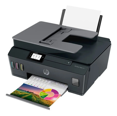 Imagen 3 de 4 de Impresora a color multifunción HP Smart Tank 530 con wifi negra 100V/240V