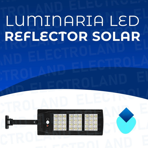 Imagen 2 de 10 de Reflector Luz Led Panel Solar Sensor Movimiento 3 Funciones