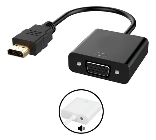 Adaptador Hdmi A Vga  - Full Hd  1080p