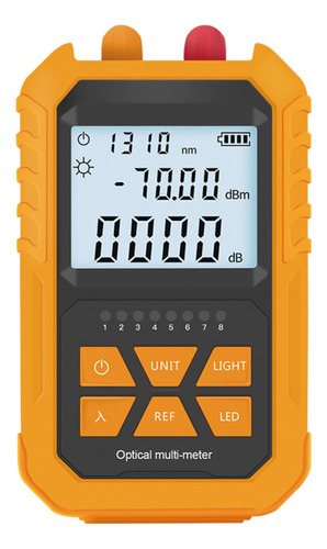 Medidor De Potencia Óptica De Mano Con Luz Roja De 5km -70~+