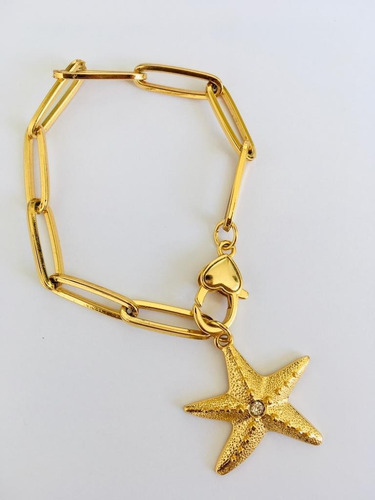 Imagem 3 de 7 de Pulseira Feminina Estrela Do Mar
