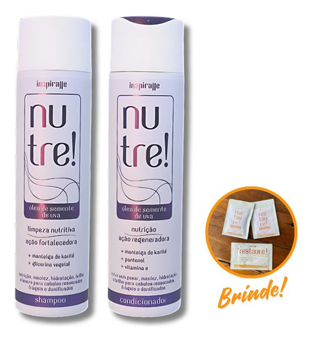 Kit Duo Semente De Uva Shampoo E Condicionador Inspiralle