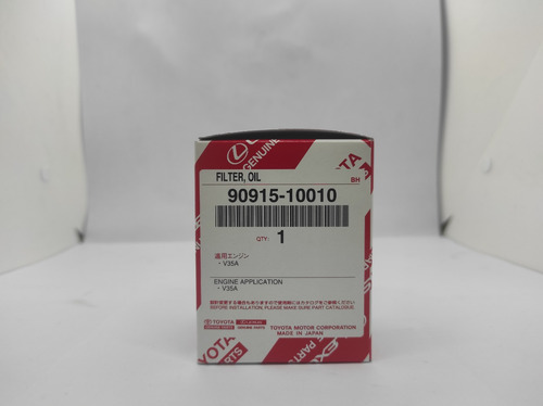 Filtro De Aceite 90915 10010 Toyota Tundra Roraima Sequoia