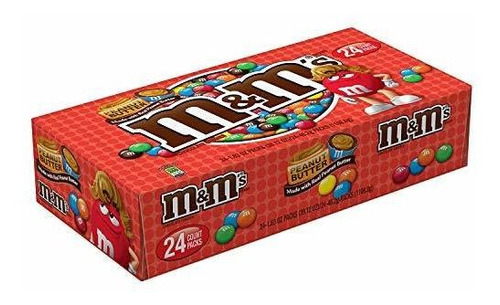 M & M's Peanut Butter Chocolate Candy Singles Tamaño 1.63