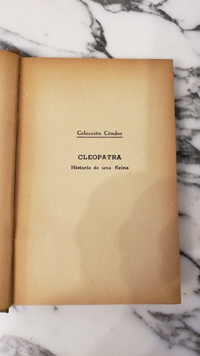 Palermo-1938-emil Ludwig Cleopatra (Usado)