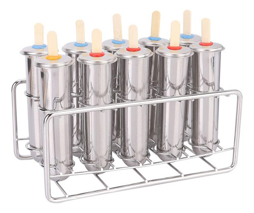 Molde De Helado De Acero Inoxidable Para Hacer Paletas