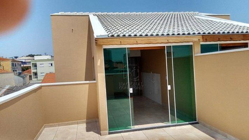 Cobertura Com 2 Dormitórios À Venda, 90 M² Por R$ 320.000 - Vila Camilópolis - Santo André/sp - Co2468