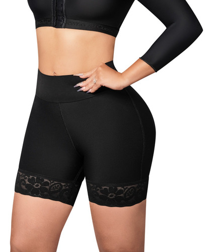 Faja Moldeadora Forma Tu Cuerpo Short Invisible C-045 Negro 2xl
